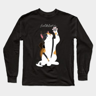 MUSICIAN FOLKLORE CAT ERA Long Sleeve T-Shirt